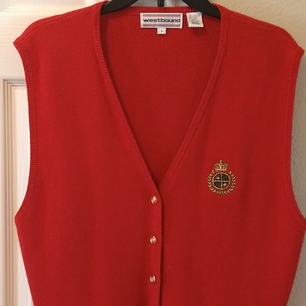 Vintage Westbound Sweater Vest - Picture 2 of 5